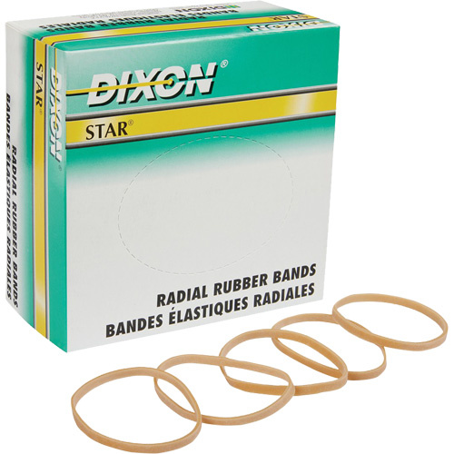 DIXON 58500-31 Rubber Bands, 2-1/2" x 1/8"-(Box of .25 lbs)
