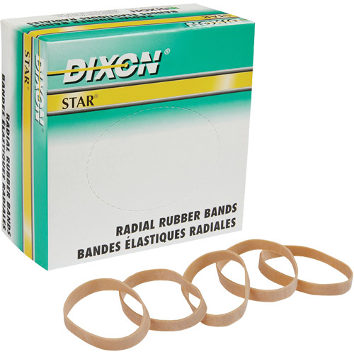 DIXON 58500-62 Rubber Bands, 2-1/2" x 1/4"-(Box of .25 lbs)