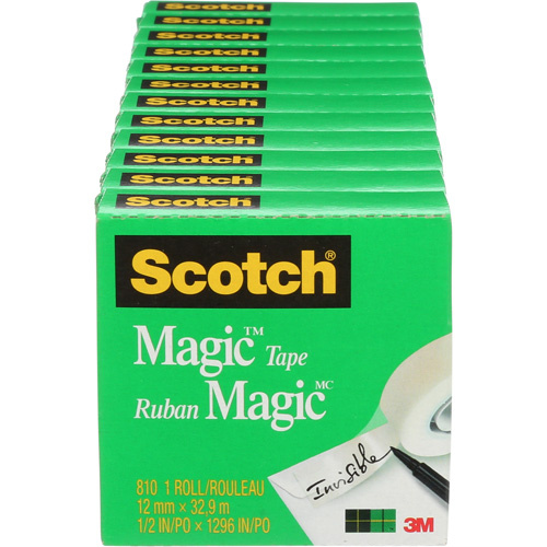 3M 810-12BXD Transparent & Invisible Tape (Magic Tape)-(Roll)