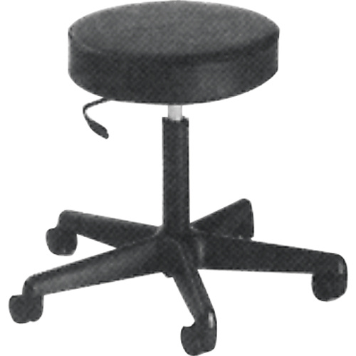Mur-Van C924-3P-CC-F 900 Series Task Stool, Mobile, Adjustable, 16" - 22", Fabric Seat, Black-(Each)