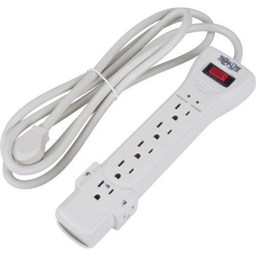 Tripp Lite SUPER-7 Protect-It Surge Suppressors Protect-It Surge Suppressors, 7 Outlets, 2160 J, 1800 W, 7' Cord - Each
