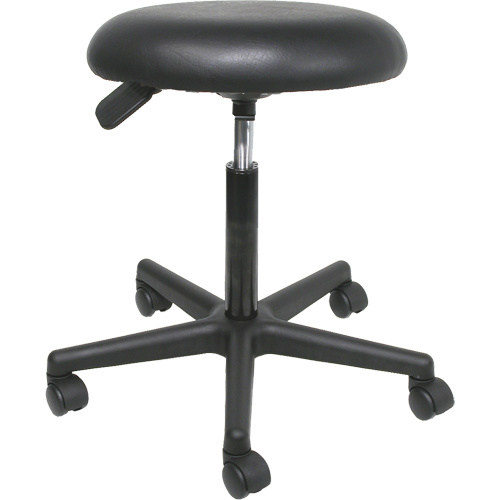 Horizon Seating 095-PC1000-D045 Pneumatic Swivel Stools, Mobile, Adjustable, 32", Vinyl Seat, Black-(Each)