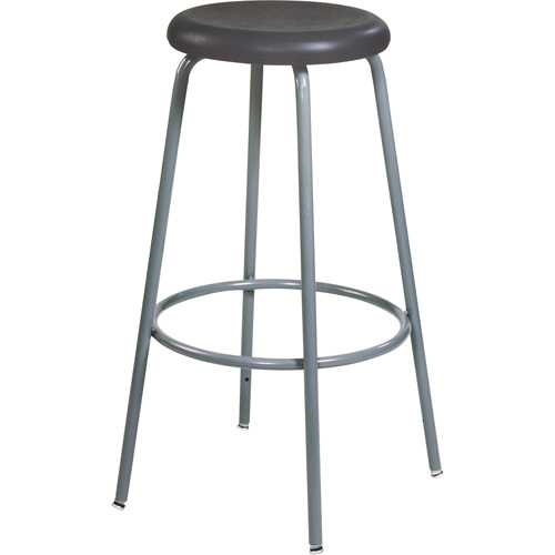 Mur-Van C511S-PU 500 Series Stool, Stationary, Adjustable, 20" - 28", Polyurethane Seat, Black-(Each)