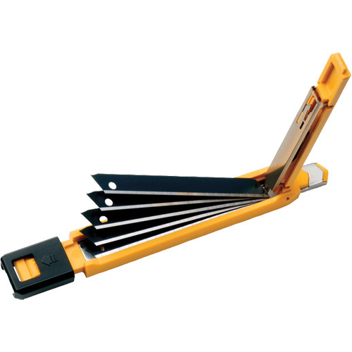 Olfa 1064416 Multi Blade Auto Load Knife Multi Blade Auto Load Knife, 9 mm, Carbon Steel, Plastic Handle - Each