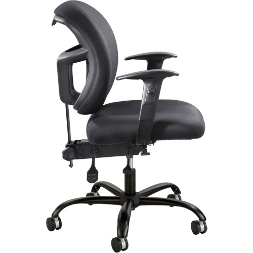 Safco 3391BL Alday™ Intensive Use 24/7 Task Chairs Alday™ Intensive Use 24/7 Task Chairs, Nylon, Black, 500 lbs. Capacity - Each