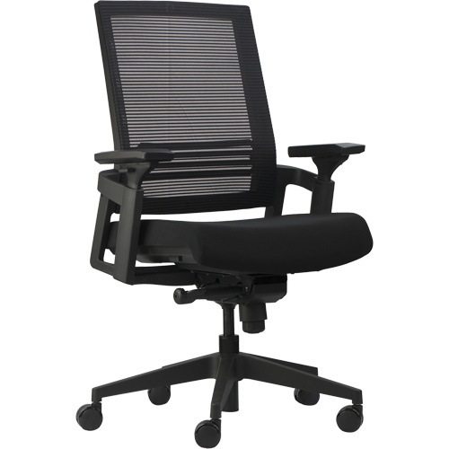 Horizon Seating A37-BLK Activ® A-37 Office Chairs Activ<sup>®</sup> A-37 Office Chairs, Mesh, Black, 275 lbs. Capacity - Each