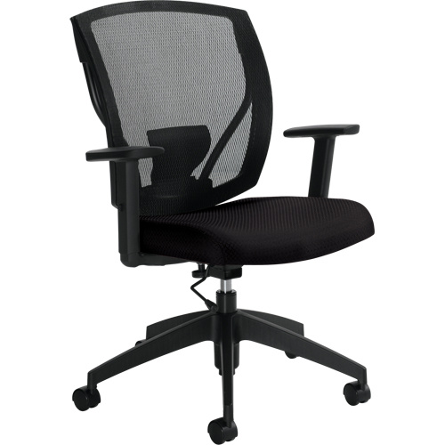 Offices To Go MVL2806 JN02 Task Chairs Task Chairs, Fabric, Black, 300 lbs. Capacity - Each