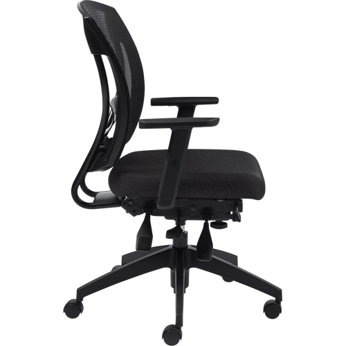 Offices To Go MVL2803 JN11 Multi-Tilter Arm Chairs Multi-Tilter Arm Chairs, Fabric, Charcoal, 300 lbs. Capacity - Each