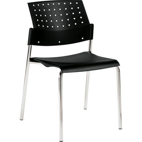Offices To Go Armless Stacking Chair  (Each)-Click on options for variations & Details.
