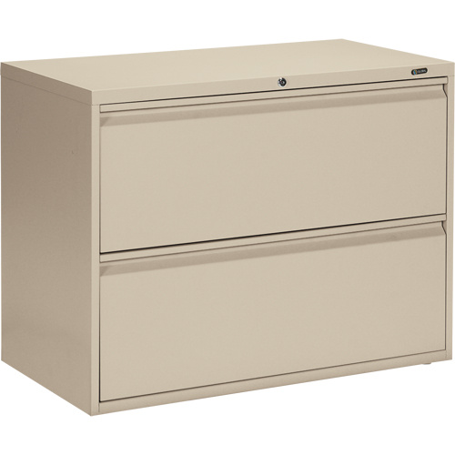 Offices To Go MVL1936P2 NEV Lateral Cabinet Lateral Cabinet, Steel, 2 Drawers, 36" W x 19-1/4" D x 27-31/100" H, Beige - Each