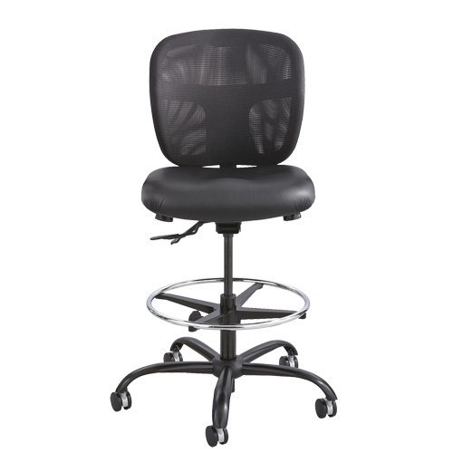 Safco 3394BV Vue™ Heavy-Duty Stool Vue™ Heavy-Duty Stool, Vinyl, Black, 350 lbs. Capacity - Each