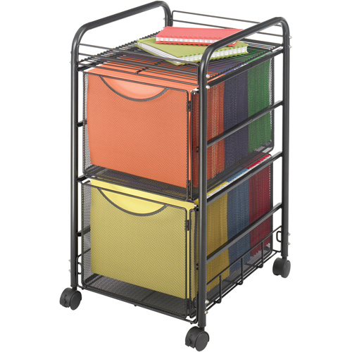 Safco 5212BL Onyx™ File Cart Onyx™ File Cart - Each