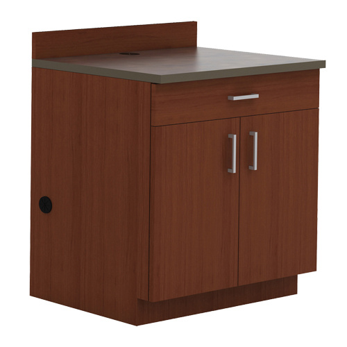 Safco 1701MH Modular Base Cabinet Modular Base Cabinet, Melamine, 39" H x 36" W x 25" D, Mahogany - Each