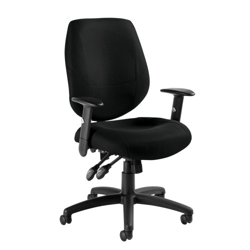 Offices To Go OTG11631B Six 31 Operator Chair Six 31 Operator Chair, Fabric, Black, 250 lbs. Capacity - Each