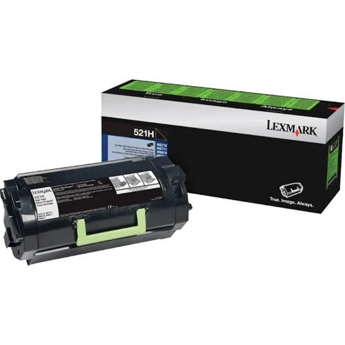 Lexmark 2937712 521H High Yield Laser Printer Cartridge 521H High Yield Laser Printer Cartridge, New, Black - Each