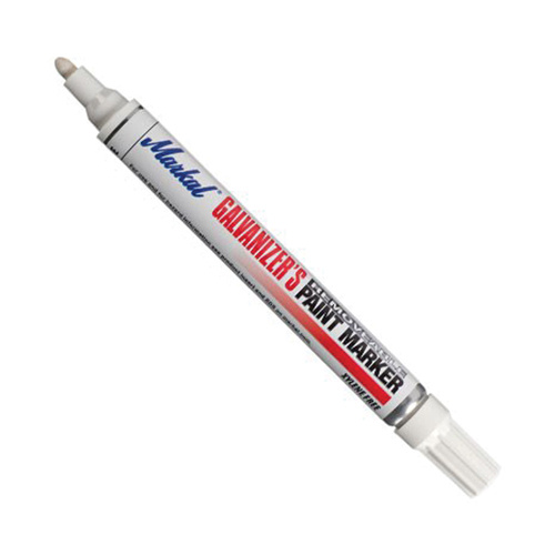 Markal 028785 Removable Paint Marker Removable Paint Marker, Liquid, White - Each