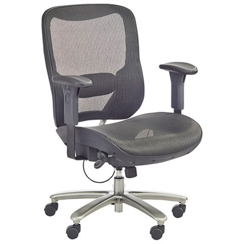 Safco 3505BL Economical Big & Tall Chair Economical Big & Tall Chair, Mesh, Black, 450 lbs. Capacity - Each