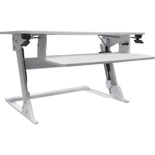 Horizon SSW02-W Goya™ Sit-Stand Workstation Goya™ Sit-Stand Workstation, Desktop Unit, 21" H x 35-2/5" W x 24" D, White - Each