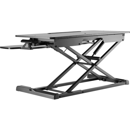Horizon SSW06 Goya™ Sit-Stand Workstation Goya™ Sit-Stand Workstation, Desktop Unit, 22" H x 31-1/2" W x 24" D, Black - Each