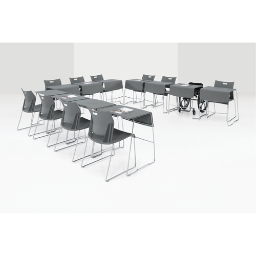 Offices To Go DTS1828PG IVC XG ST Duet™ Stacking Table Duet™ Stacking Table - Each