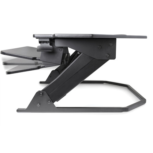 Horizon Seating SSW42C Goya™ Sit-Stand Corner Work Station Goya™ Sit-Stand Corner Work Station, Desktop Unit, 20" H x 42" W x 37-4/5" D, Black - Each