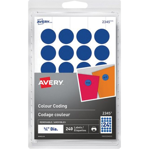 Avery Dennison 594630 Identification & Coding Labels Identification & Coding Labels - Each