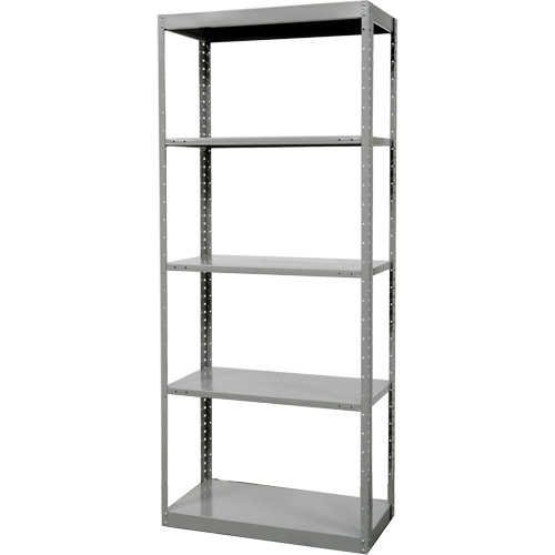 DuraTech Pass-Thru Shelving, Steel, Bolted, 800 lbs. Capacity, 36" W x 87" H x 12" D-(Each)