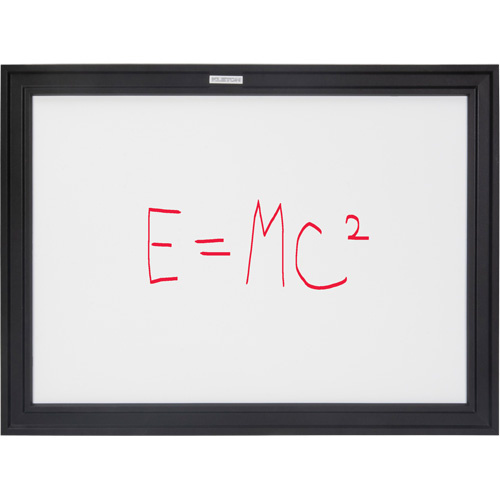 KLETON Black MDF Frame Whiteboard  (Each)-Click on options for variations & Details.