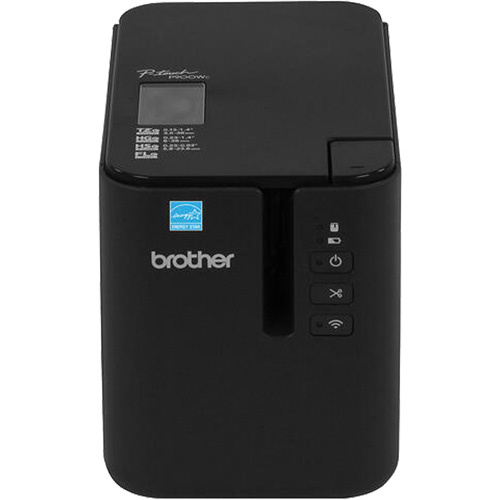 Brother PTP900WC Industrial Label Printer with Wireless Connectivity Industrial Label Printer with Wireless Connectivity, Desktop, Plug-In/Battery Operated, PC & Mac Compatible - Each