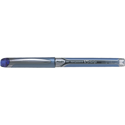 Pilot BXGPN-V5-BE Hi-Tecpoint Grip Pen Hi-Tecpoint Grip Pen, Blue, 0.5 mm - Box of 12