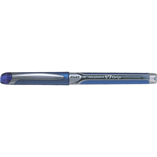Pilot BXGPN-V7-BE Hi-Tecpoint Grip Pen Hi-Tecpoint Grip Pen, Blue, 0.7 mm - Box of 12