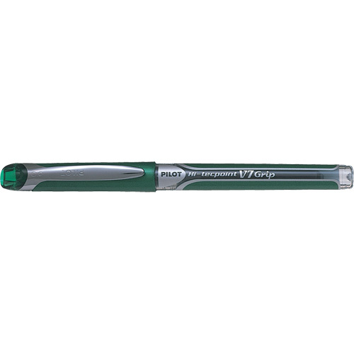Pilot BXGPN-V7-GN Hi-Tecpoint Grip Pen Hi-Tecpoint Grip Pen, Green, 0.7 mm - Box of 12