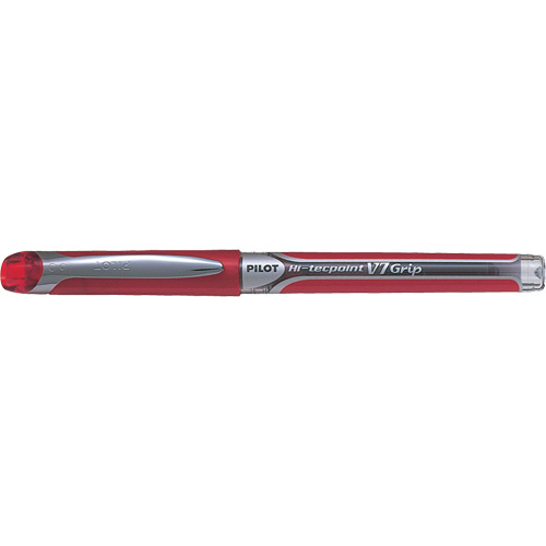 Pilot BXGPN-V7-RD Hi-Tecpoint Grip Pen Hi-Tecpoint Grip Pen, Red, 0.7 mm - Box of 12