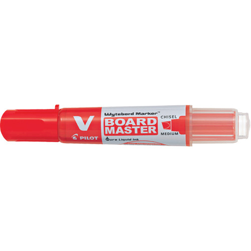 Pilot BG-WBMAVBMC-RD Vboard Master White Board Marker Vboard Master White Board Marker - Box of 10