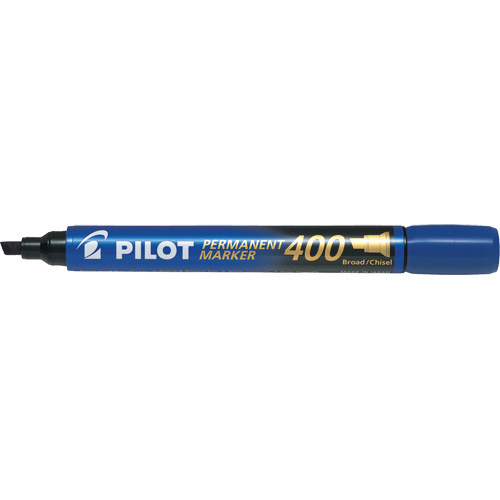 Pilot SCA-400-BE 400 Permanent Marker 400 Permanent Marker, Chisel, Blue - Each