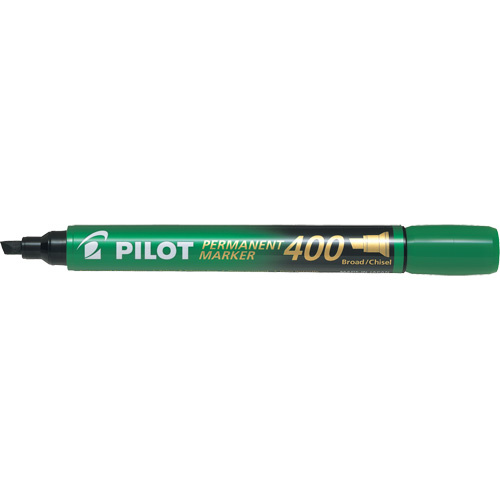 Pilot SCA-400-GN 400 Permanent Marker 400 Permanent Marker, Chisel, Green - Each