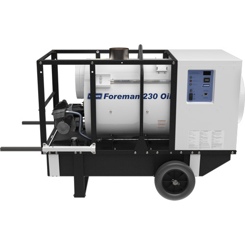 L.B. White FOREMAN 230 Foreman 230 Indirect-fired Portable Heater, Oil Filled, Kerosene, 230000 BTU/H-(Each)