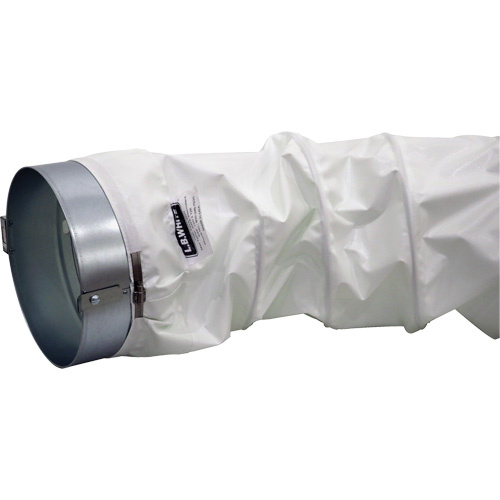 L.B. White 500-26347 White 12" x 12' Distribution Ducting Kit, Adapter & Clamp-(Each)