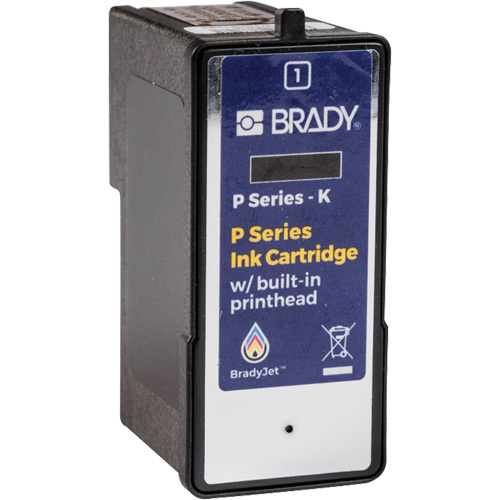 Brady P-K-1 J7300 Inkjet Printer Black Ink Cartridge J7300 Inkjet Printer Black Ink Cartridge - Each