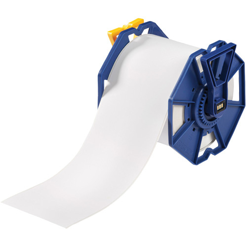Brady JC-4000-2569 Low-Halide Multi-Purpose Label Tape Low-Halide Multi-Purpose Label Tape, Polyester, White, 4" Width - Each