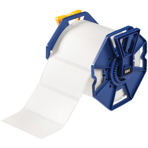 Brady J-17-403 Water Soluble Labels Water Soluble Labels, Paper, 2" L x 1" H, White - Each