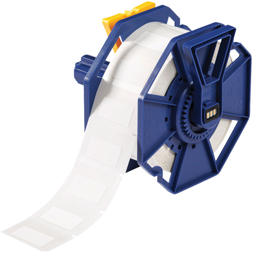 Brady J-136-2475 UL Approved Permanent Adhesive Labels UL Approved Permanent Adhesive Labels, Polyester, 1.5" L x 0.75" H, White - Each