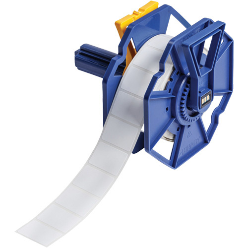 Brady J-235-2475 UL Approved Permanent Adhesive Labels UL Approved Permanent Adhesive Labels, Polyester, 1.5" L x 1" H, White - Each