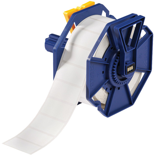 Brady J-137-2475 UL Approved Permanent Adhesive Labels UL Approved Permanent Adhesive Labels, Polyester, 2" L x 1" H, White - Each