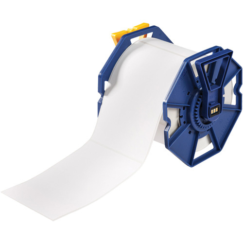 Brady J-25-2475 UL Approved Permanent Adhesive Labels UL Approved Permanent Adhesive Labels, Polyester, 4" L x 6" H, White - Each