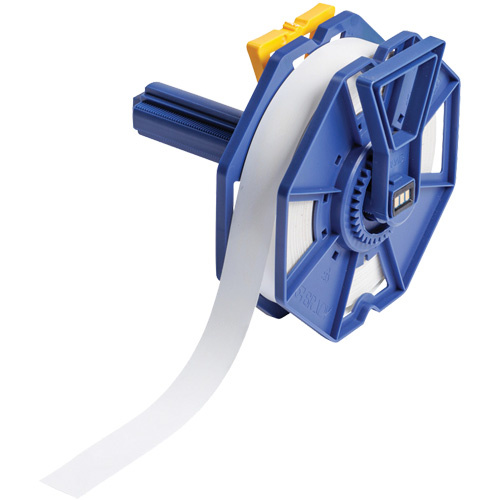 Brady JC-1000-2414 BradyGrip Print-on Hook Continuous Label Tape Featuring VELCRO® Brand Hook BradyGrip Print-on Hook Continuous Label Tape Featuring VELCRO<sup>®</sup> Brand Hook, Polyester, White, 1" Width - Each