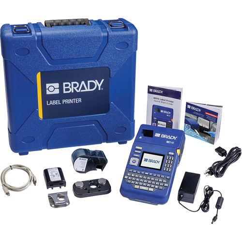 Brady M510-LAB M510 Portable Label Printer with Laboratory ID Software and Accessories Kit M510 Portable Label Printer with Laboratory ID Software and Accessories Kit, 1.5" Tape - Each