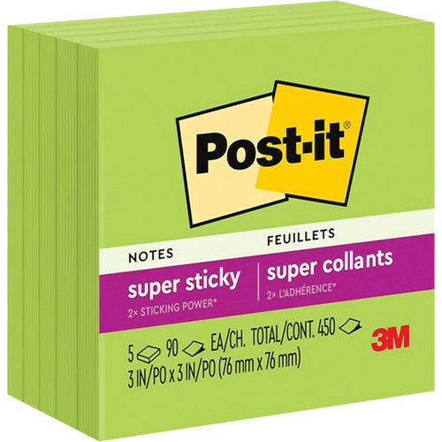 3M 588202 Post-it Super Sticky Notes-(Pack of 5)