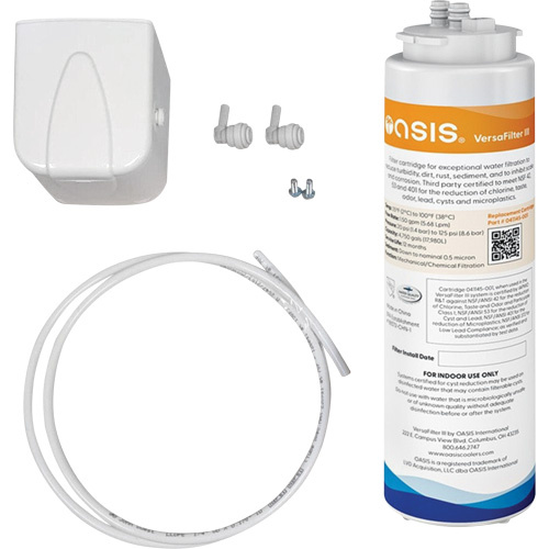 Oasis 041253-001 Versafilter III Universal Filter Kit Versafilter III Universal Filter Kit, For OASIS Drinking Fountains/OASIS Bottle Fillers - Each