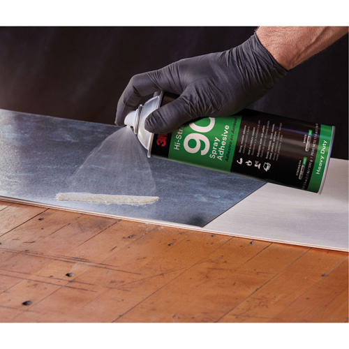 3M 90-24OZ-IND 90 High Strength Adhesive, Clear, Aerosol Can-(Can)